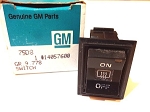 1982 - 1985 EL CAMINO & MONTE CARLO REAR DEFOGGER DEFROSTER SWITCH NOS 14057600